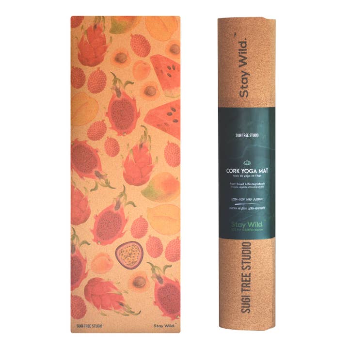 Esterilla de yoga Barcelona Cork para venta al por mayor de Sugi Tree Studio