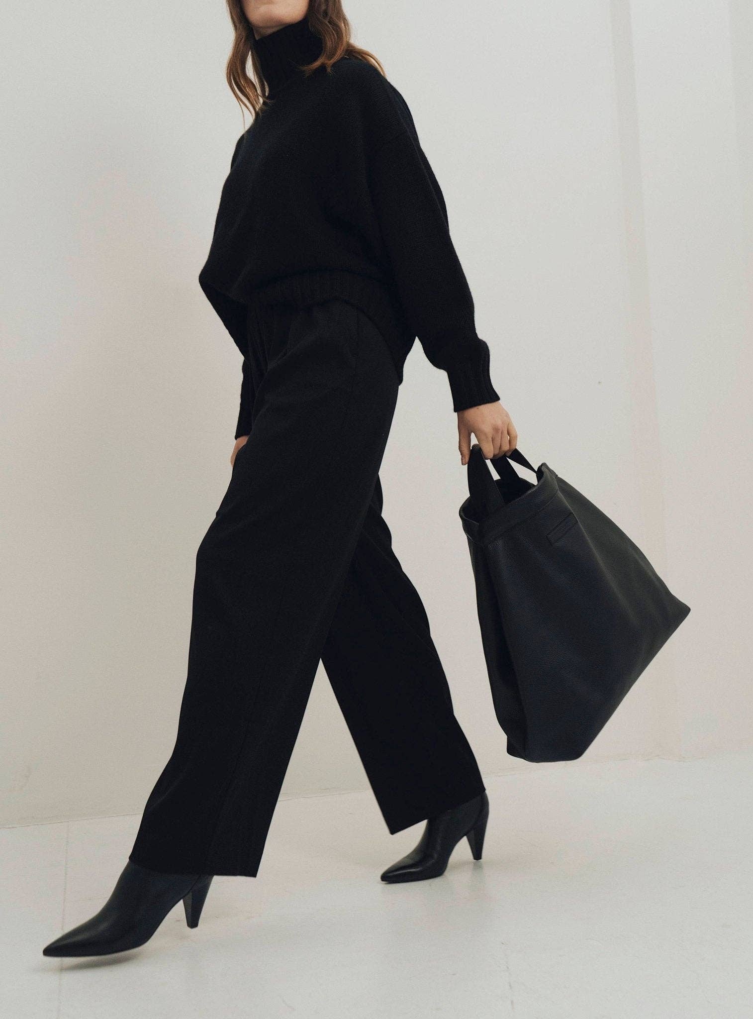 TIEFENBACHER LEHMANN - Wholesale Tote Bag - Women's - TOTE BAG maxi - black4