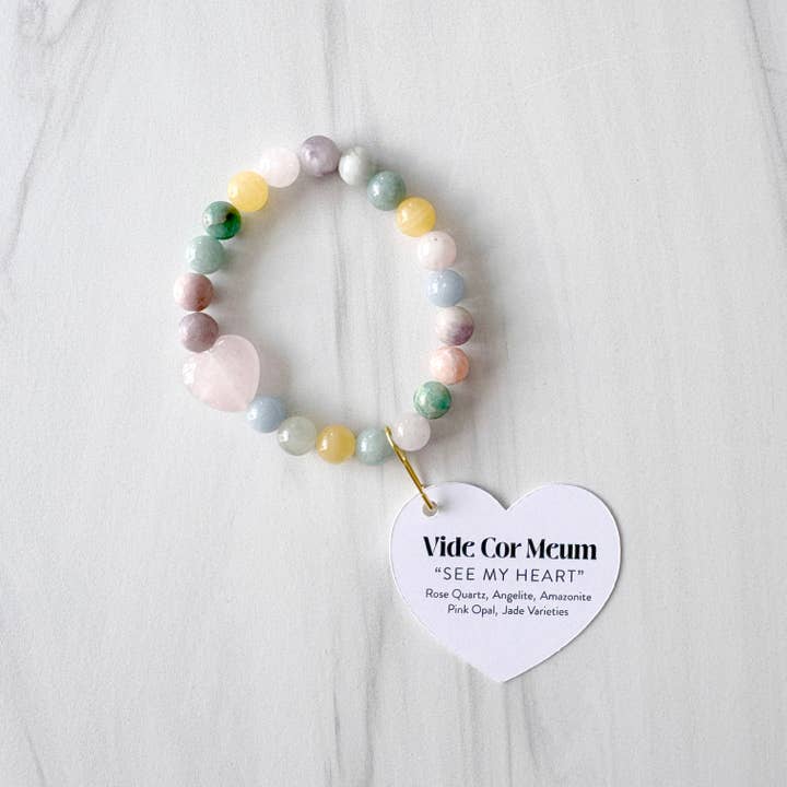 Vide Cor Meum Armband - Flera Ädelstenar för wholesale av Batu Suci Handmade Jewelry