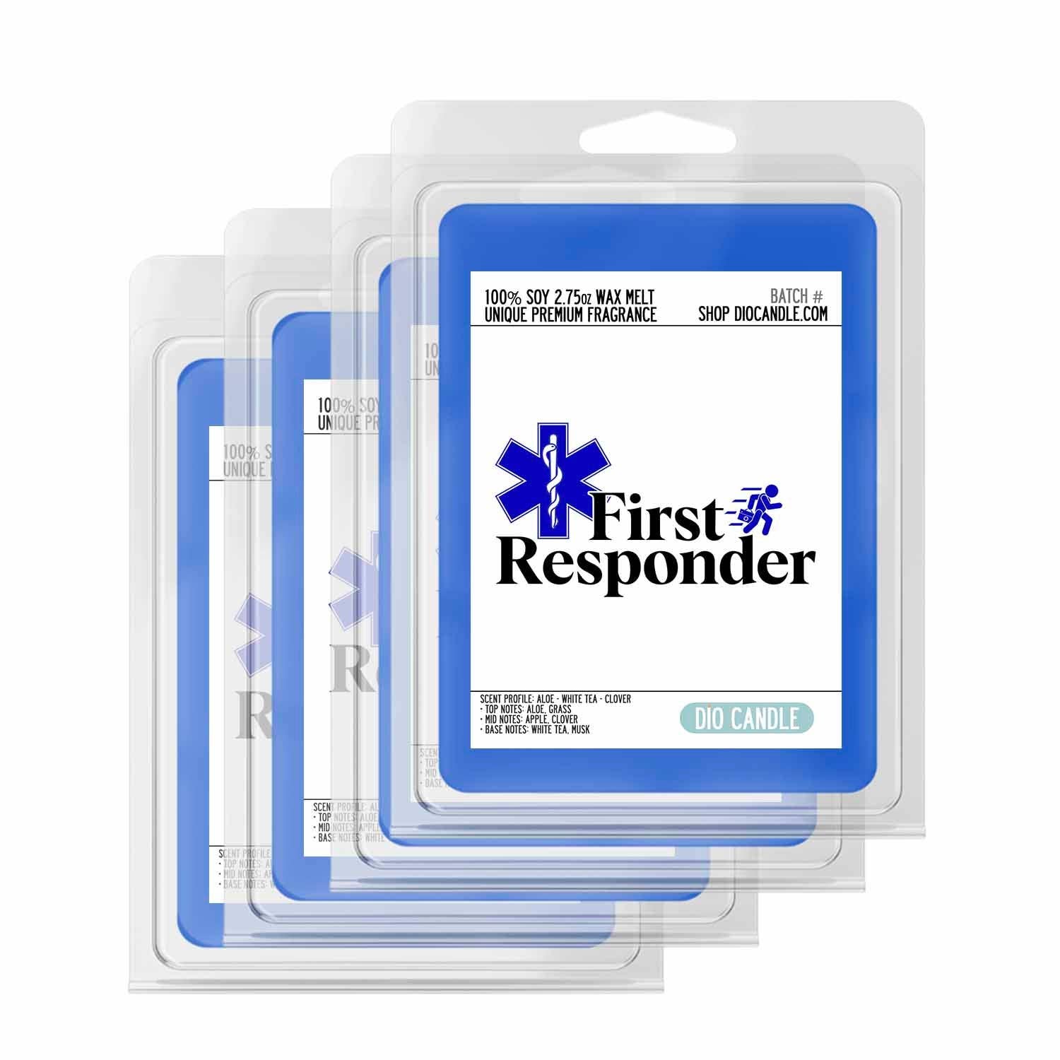 Dio Candle Company - Wholesale Jar/Filled Candle - First Responder Candle - Limited Qty Avail3