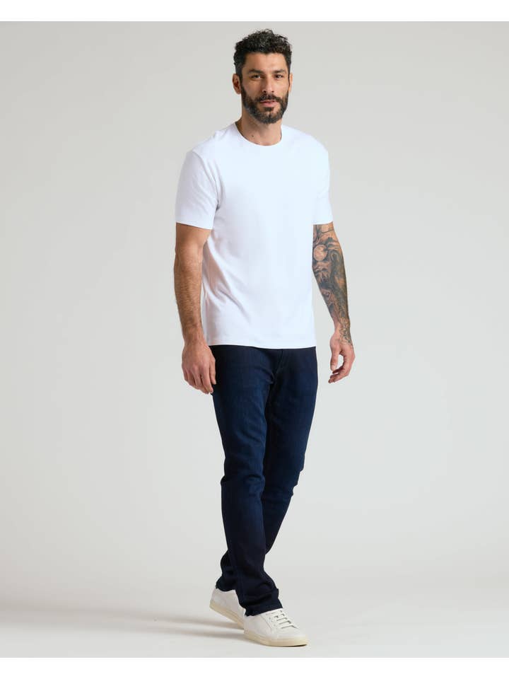 True Classic - Wholesale T-Shirt - Men's - White Pima Crew Neck6