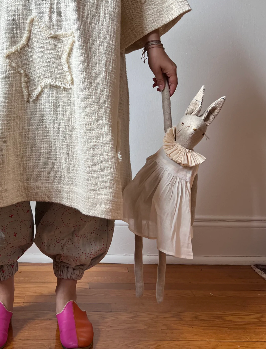 Skippy Cotton - Wholesale Decorative Tabletop Object - Ruffle Bun Ragdoll - Cotton-filled Art Doll13