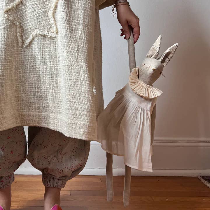 Skippy Cotton - Wholesale Decorative Tabletop Object - Ruffle Bun Ragdoll - Cotton-filled Art Doll1