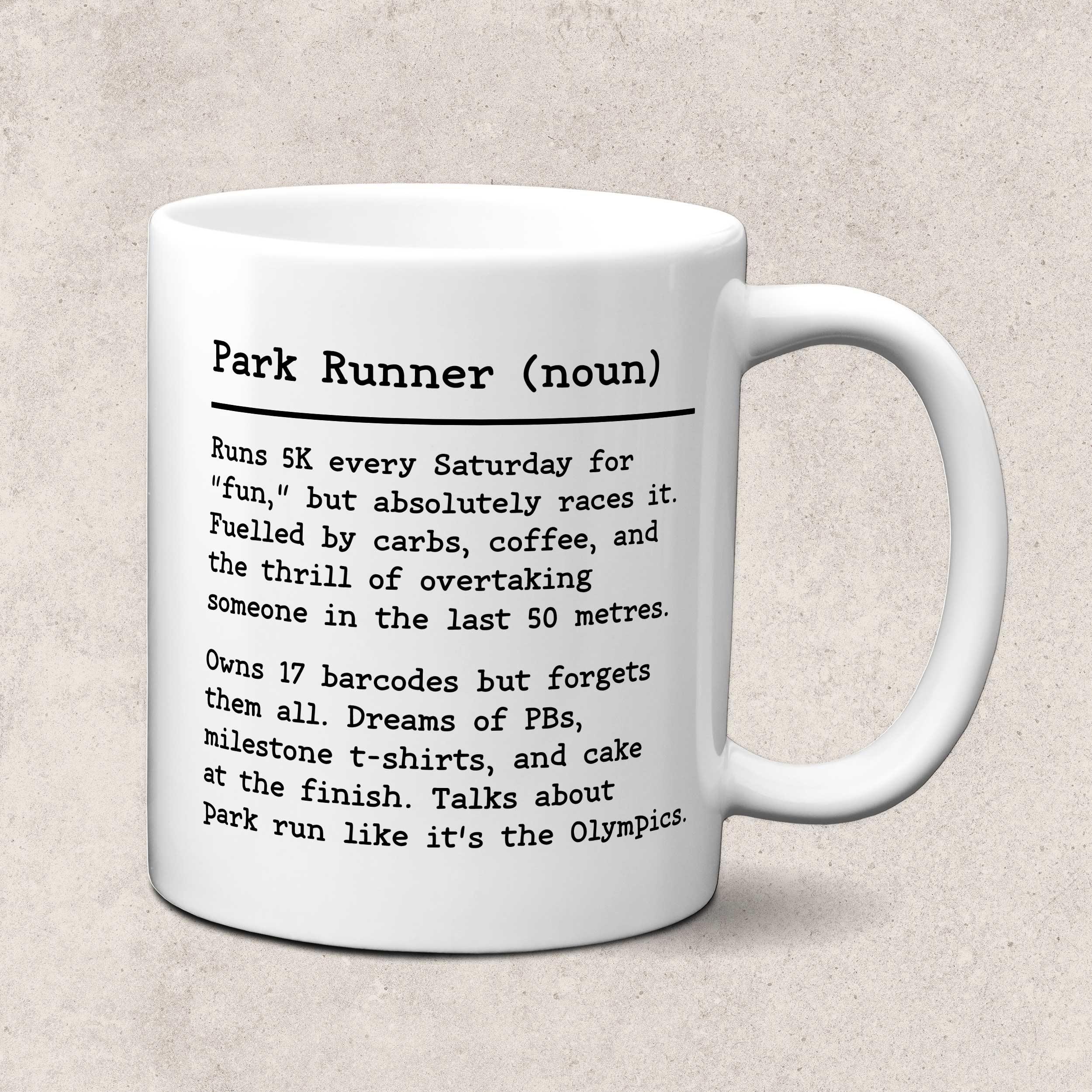 EllieBeanPrints - Wholesale Coffee Mug - Park Runner Dictionary Definition Mug | Running Mug 1