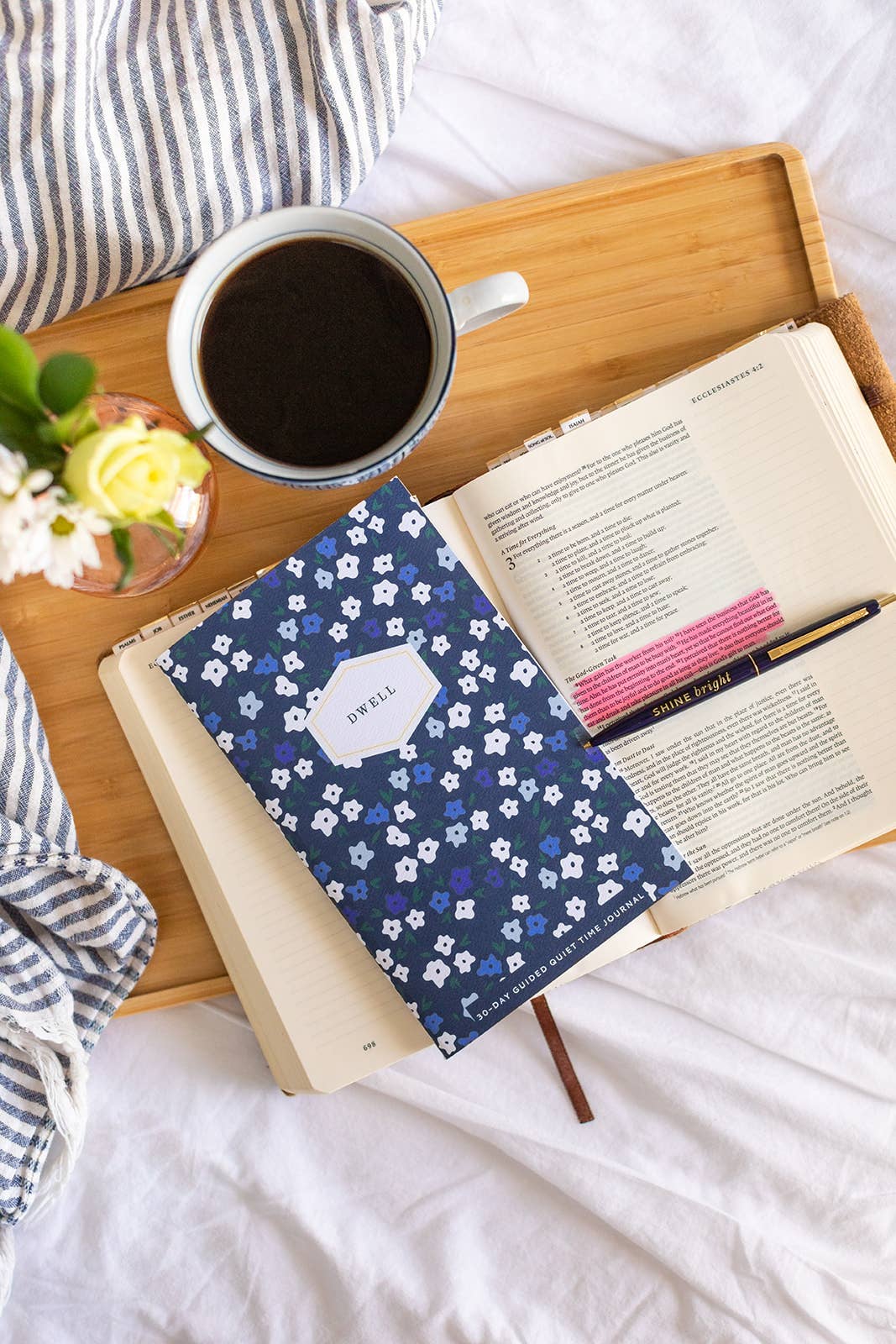 Muscadine Press - Wholesale Journal/Diary - Bible Study Journal (Mini), Calico Blues5