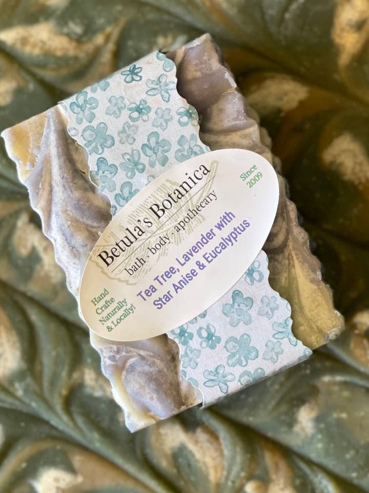 Lavender & Tea Tree Soap for wholesale by Betula's Botanica ~ Bath, Body & Apothecary