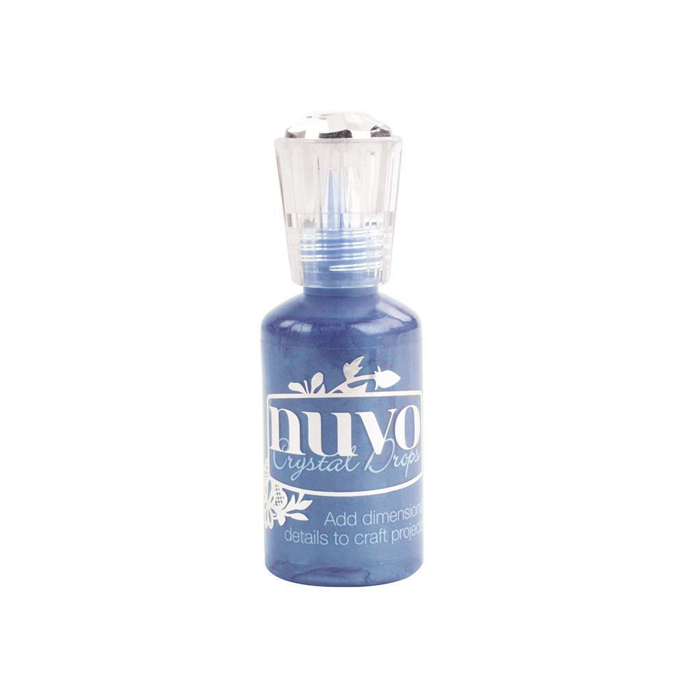 Tonic Studios - Wholesale Craft Supplies - Nuvo Crystal Drops – 6-Colour Bundle (Navy Blue, Ripened Pumpkin, Caribbean Ocean, Ivory Seashell, Duck Egg Blue, French Lilac)5