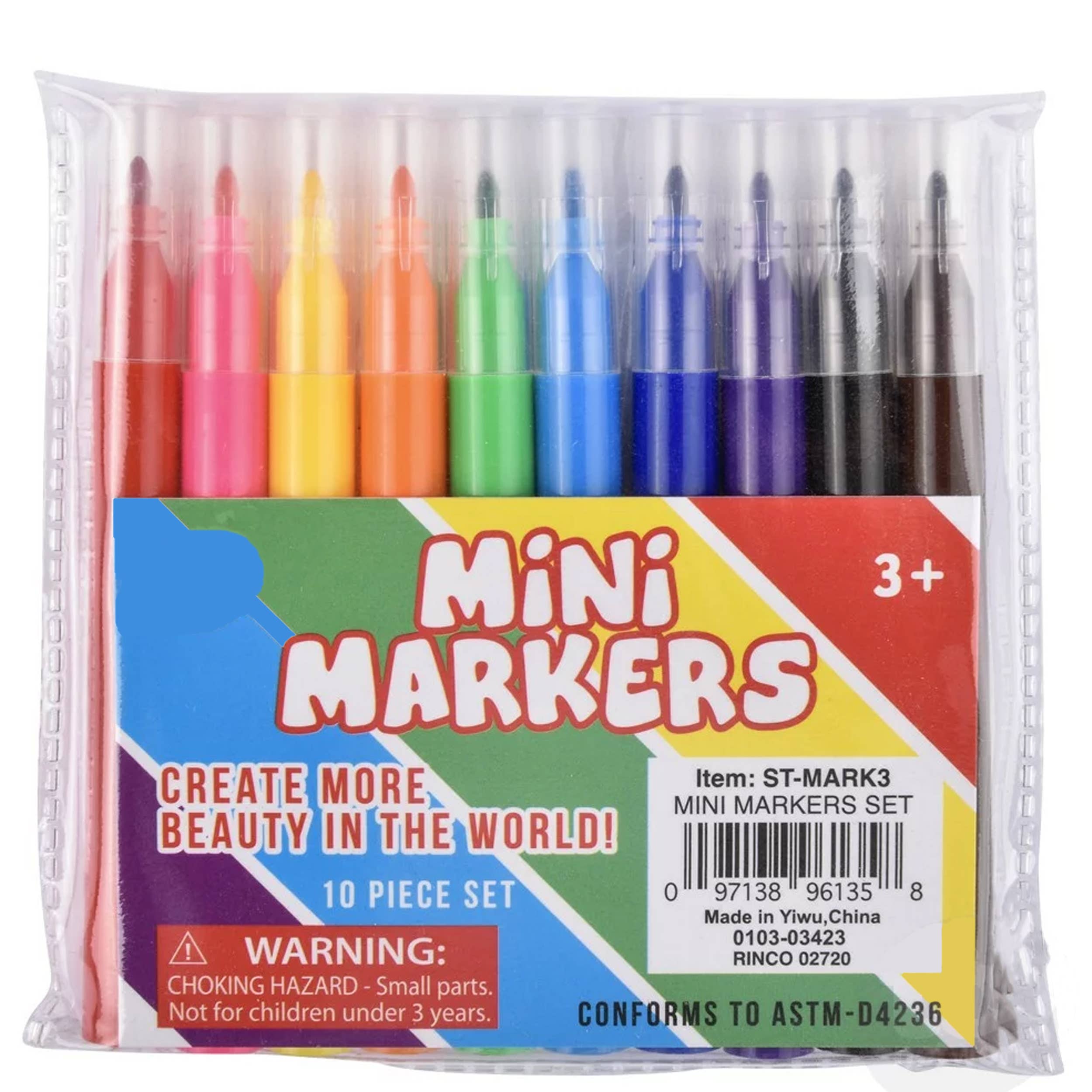 Happy PoP - Wholesale Markers - Kids & Baby - Mini Markers Back To School Kids Toys- Assorted3