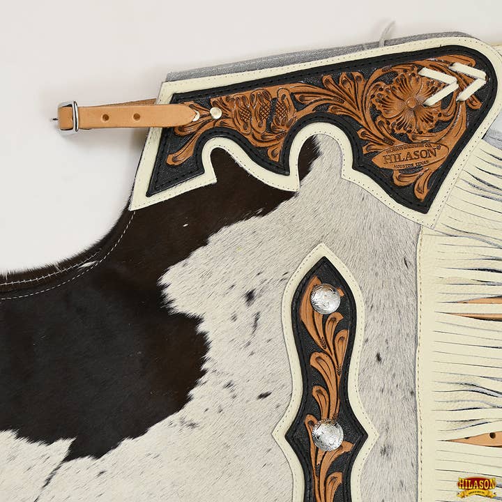 HILASON - Wholesale Horseback Riding Gear - Bull Riding Chinks Chaps Adult Pro Rodeo Bronc Leather