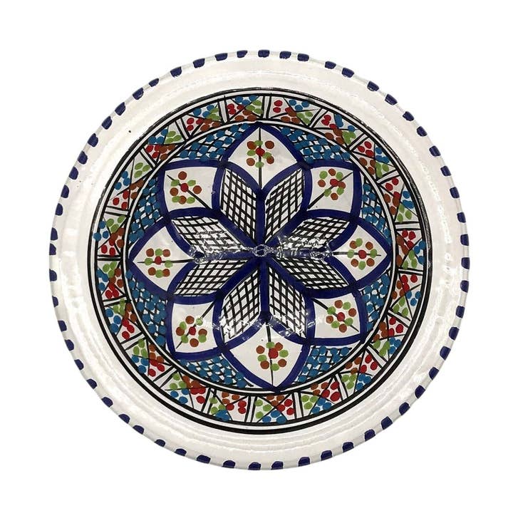 Piatto Tebsi ROUNA Deep Blue 20cm per la vendita all'ingrosso da parte di Meme poterie