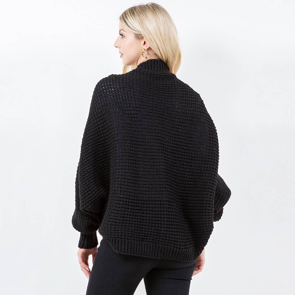 Sensibling Corp. – Engroshandel Cardigan - Dame – Hyggelig åben front strik sjal6