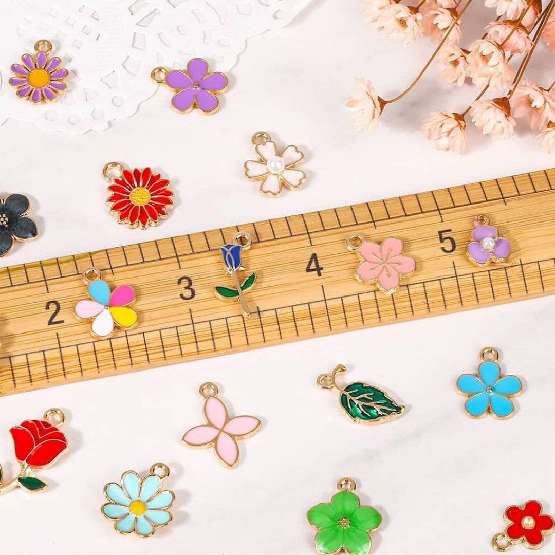 Anna B. Shop - Wholesale Knitting/Crochet Supplies - Flower Garden Stitch Marker Set4