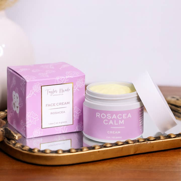 Rosacea Face Cream – Calming Moisturizer with Turmeric for wholesale by Taylor Made Organics