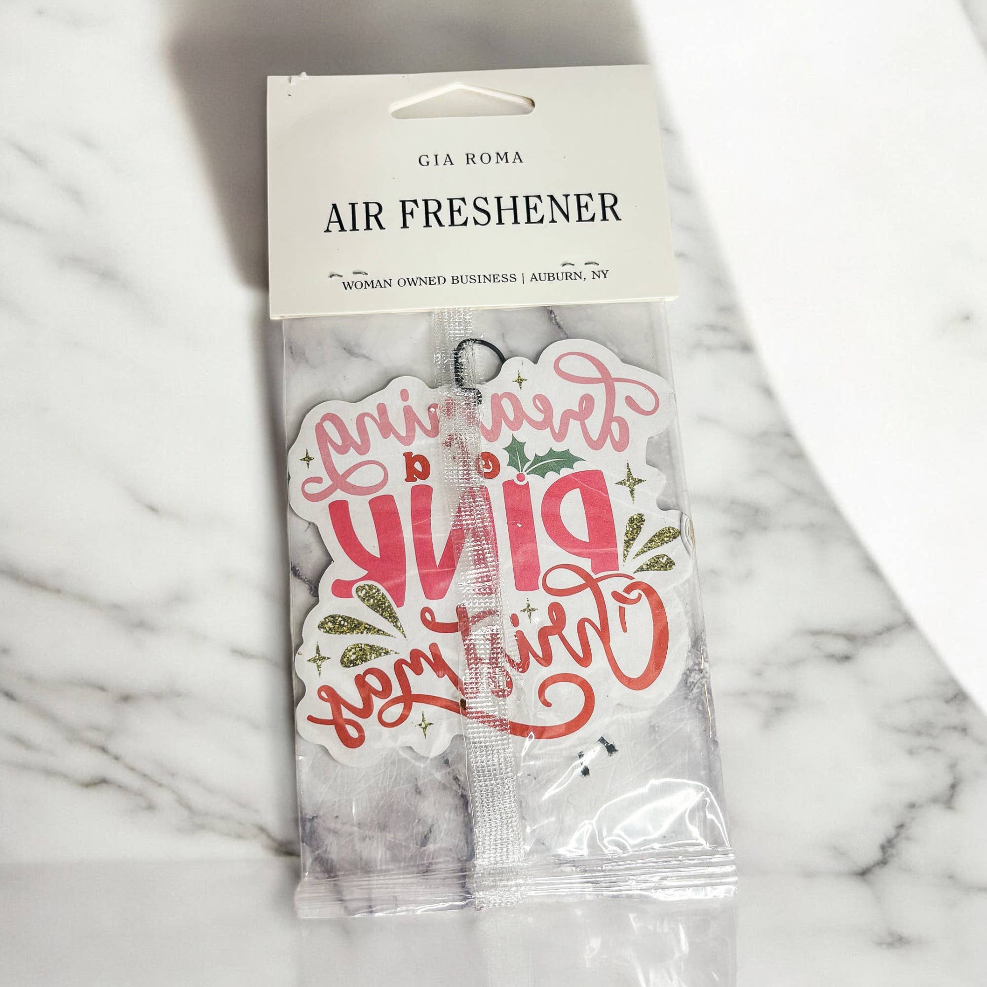 Gia Roma - Vendita all'ingrosso Deodorante per auto - Donna - Regali di Natale rosa unici, freschi natalizi per donna6