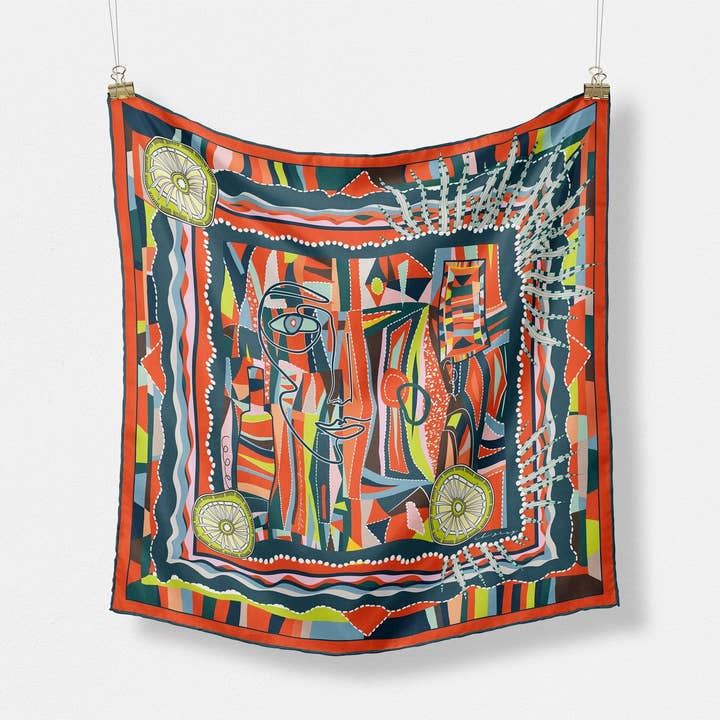 CB Grey - Wholesale Scarf - Women's - The Curamia Shawl4