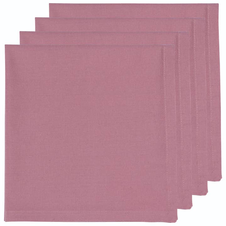 Spectrum Cotton Napkins Mauve Set of 4 for wholesale by Now Designs by Danica