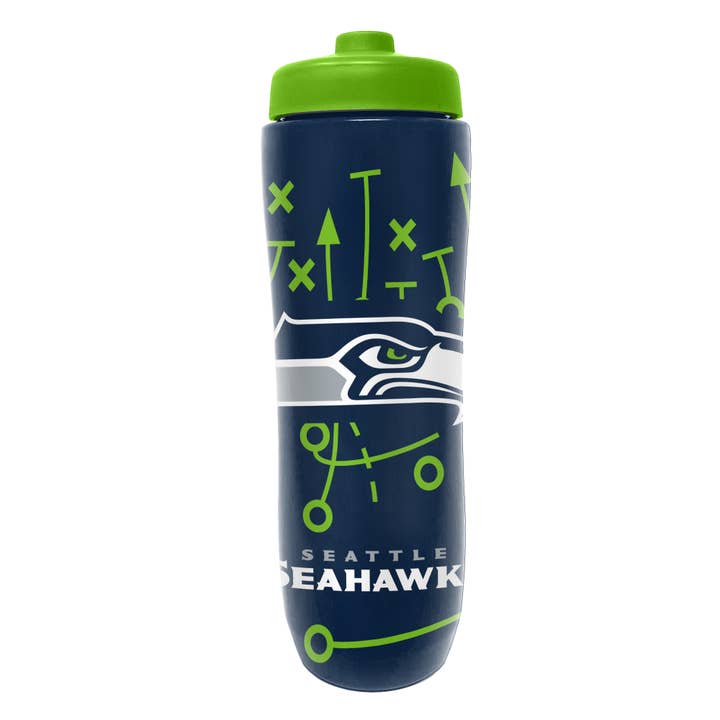 Party Animal, Inc. - Wholesale Water Bottle - Seattle Seahawks Squeezy Water Bottle