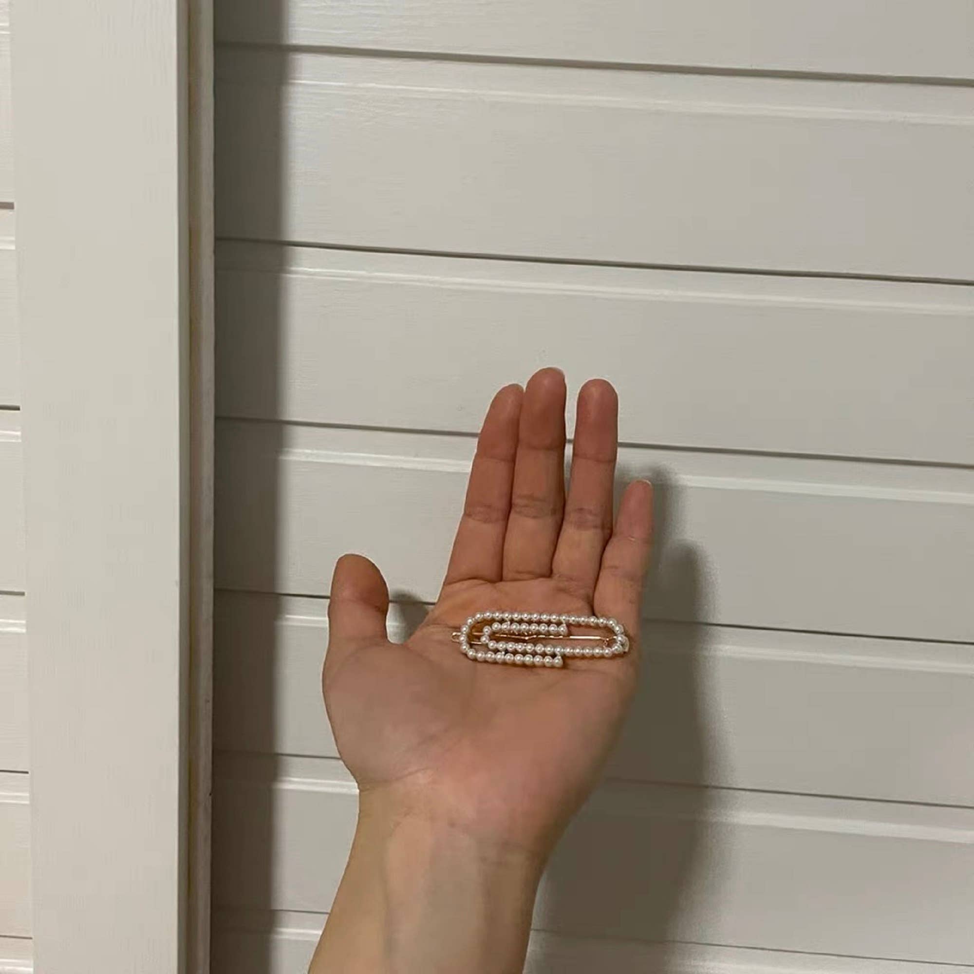 LadyJuneAccessories - Wholesale Hair Clip - Women's - Pearl Hair Barrette | Minimalist Gold Hair Clip | Hair Pin3