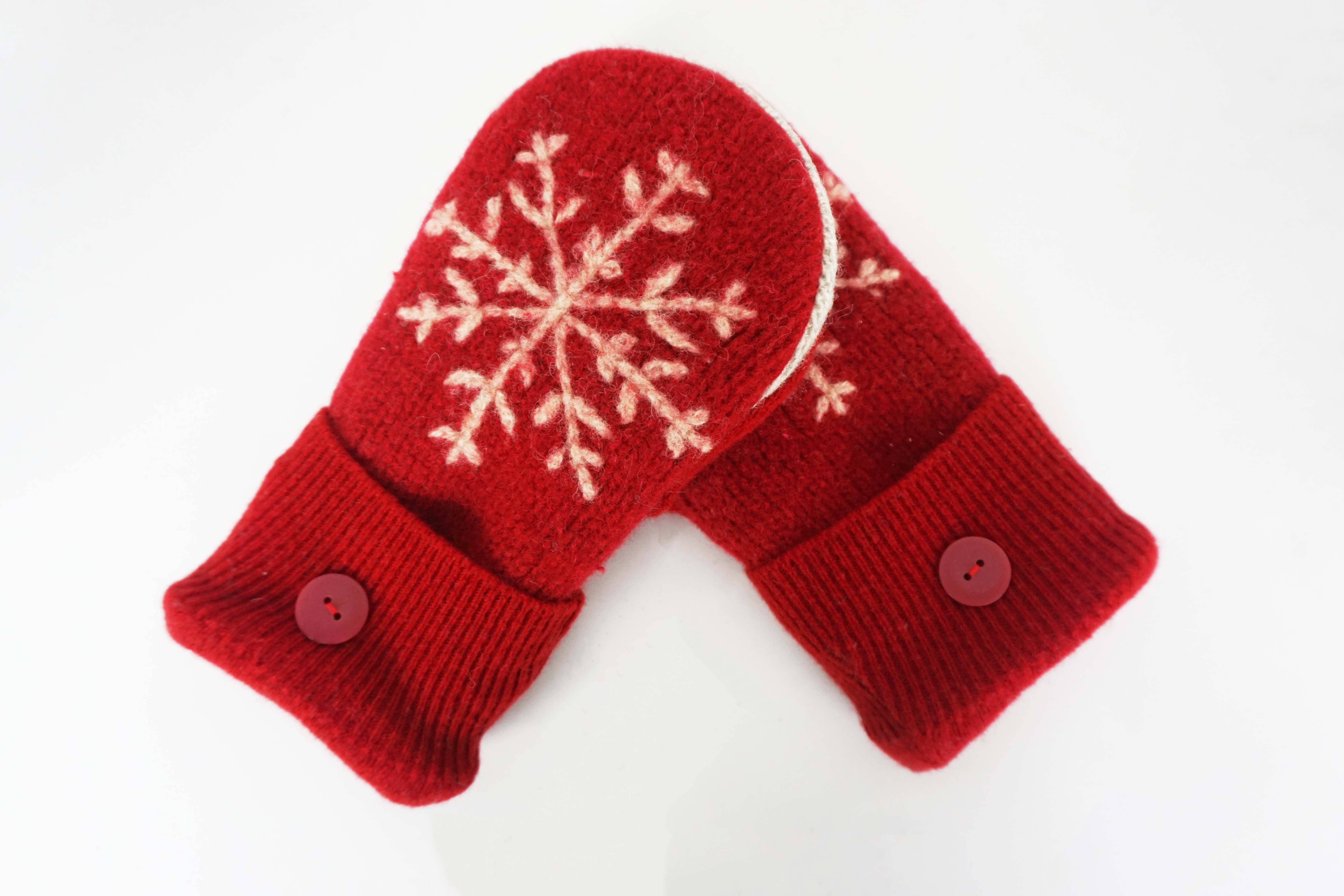 One Stitch Away - Wholesale Mittens - Women's - Felted Wool Mittens – Handmade, Upcycled & Lined for Warmth6