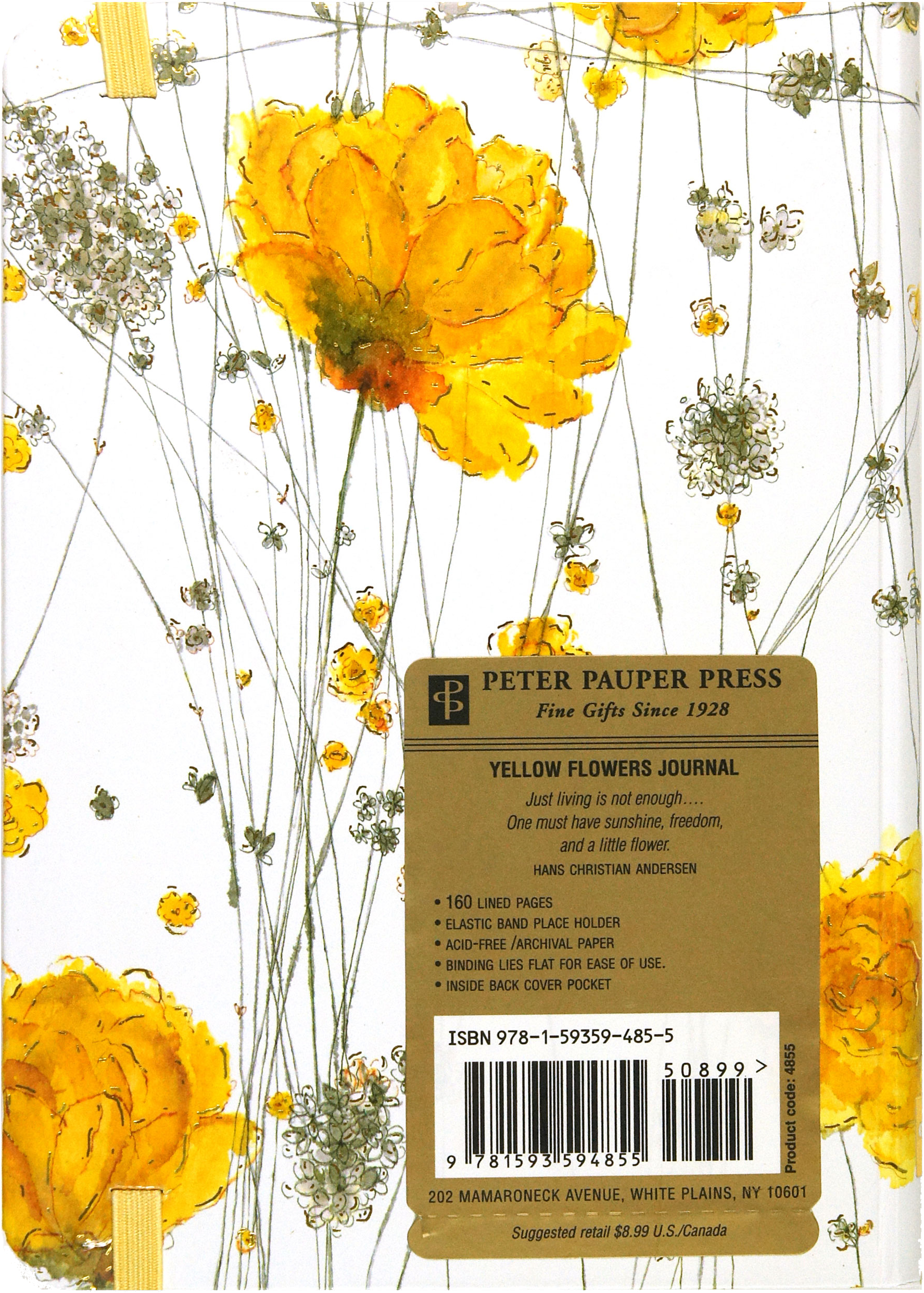 Peter Pauper Press - Wholesale Journal/Diary - Yellow Flowers Journal2