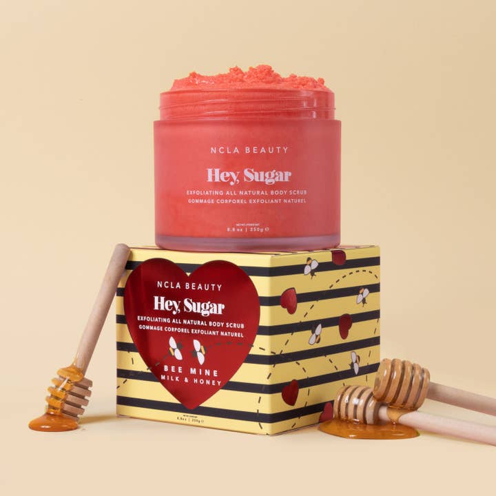 NCLA Beauty - Wholesale Body Scrub/Exfoliant - Hey Sugar Bee Mine Body Scrub - Valentine's Day