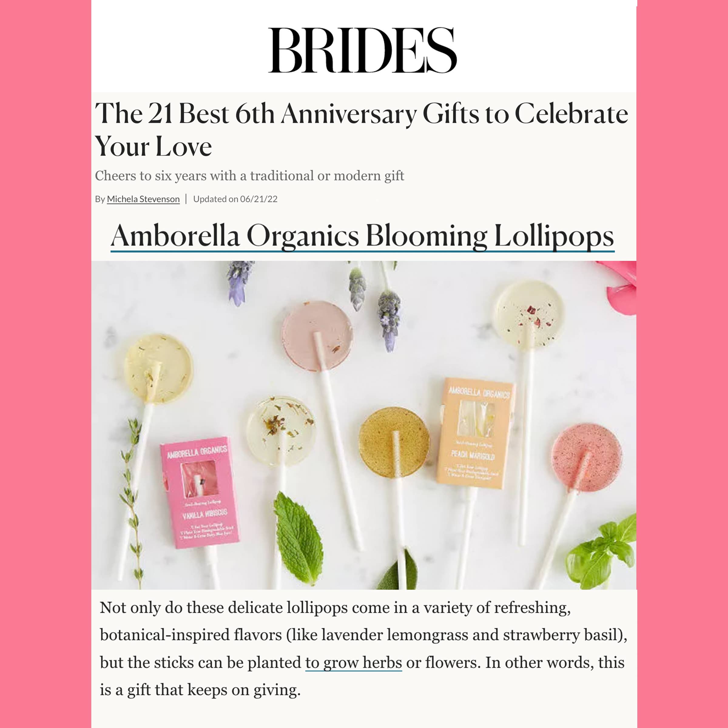 Amborella Organics – wholesale Klubba – Blooming Lollipop-paket (ät, plantera och odla örter/blommor)16