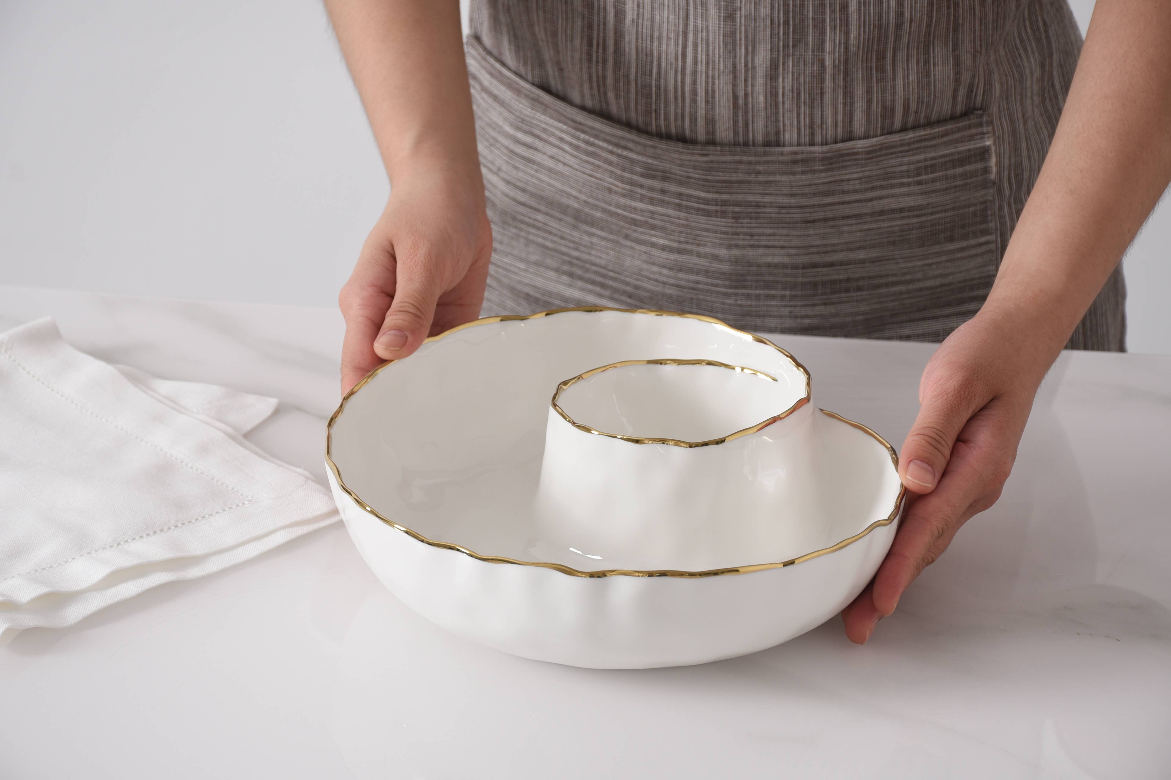 Pampa Bay – Engroshandel Skål til krydderier/dip – Rund Chip & Dip2