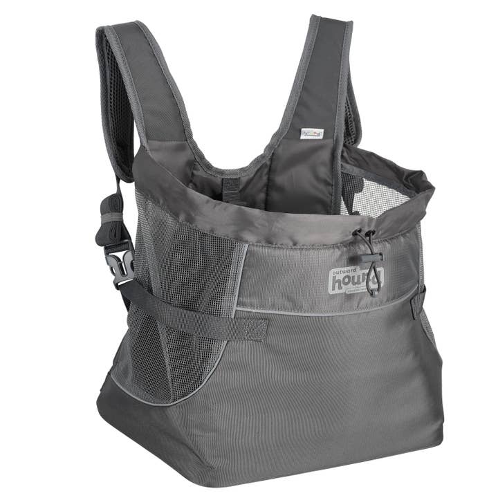 Pet Palette Distribution - Wholesale Pet Carrier - Dog - Outward Hound PupPak Dog Front Carrier Medium Grey