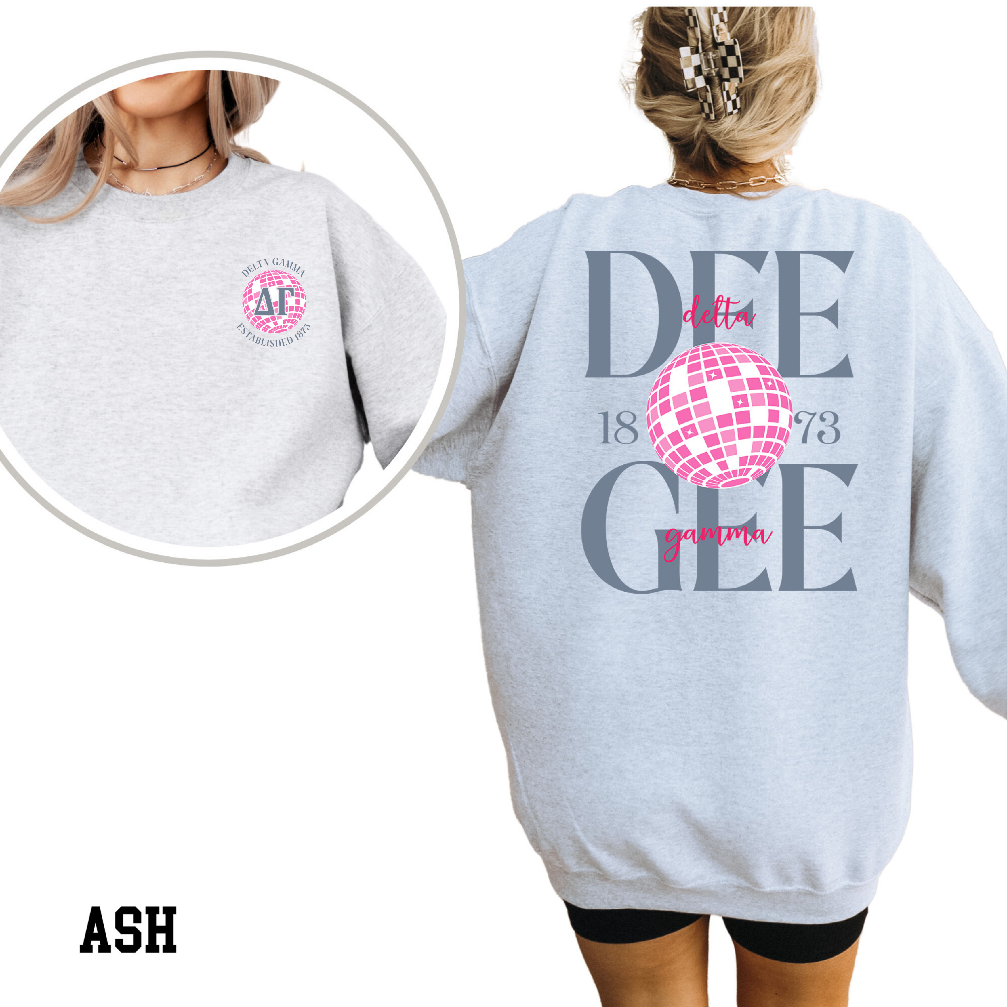 Kite and Crest - Wholesale Graphic Sweatshirt - Women's - Disco Sorority Sweatshirt10