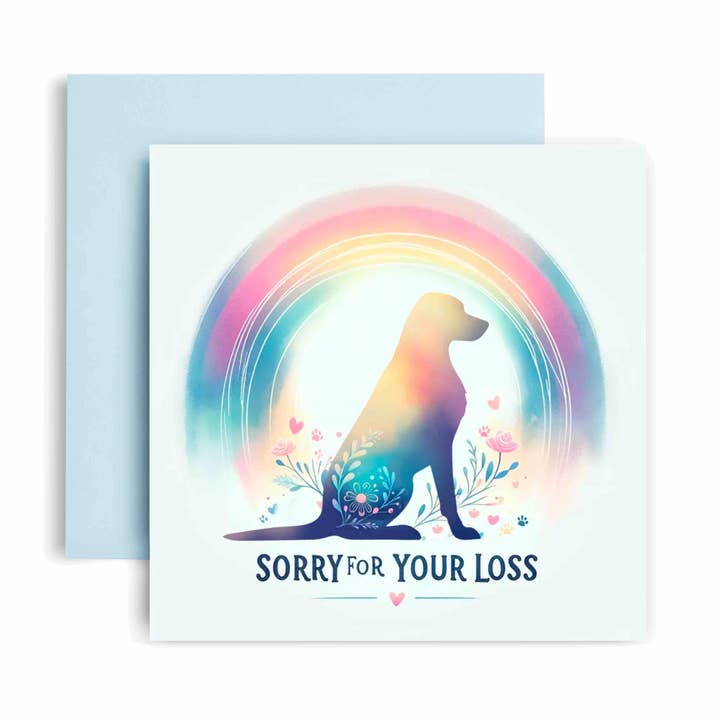 Huxters - Wholesale Sympathy Card -  Sorry for Your Loss Dog Sympathy card0