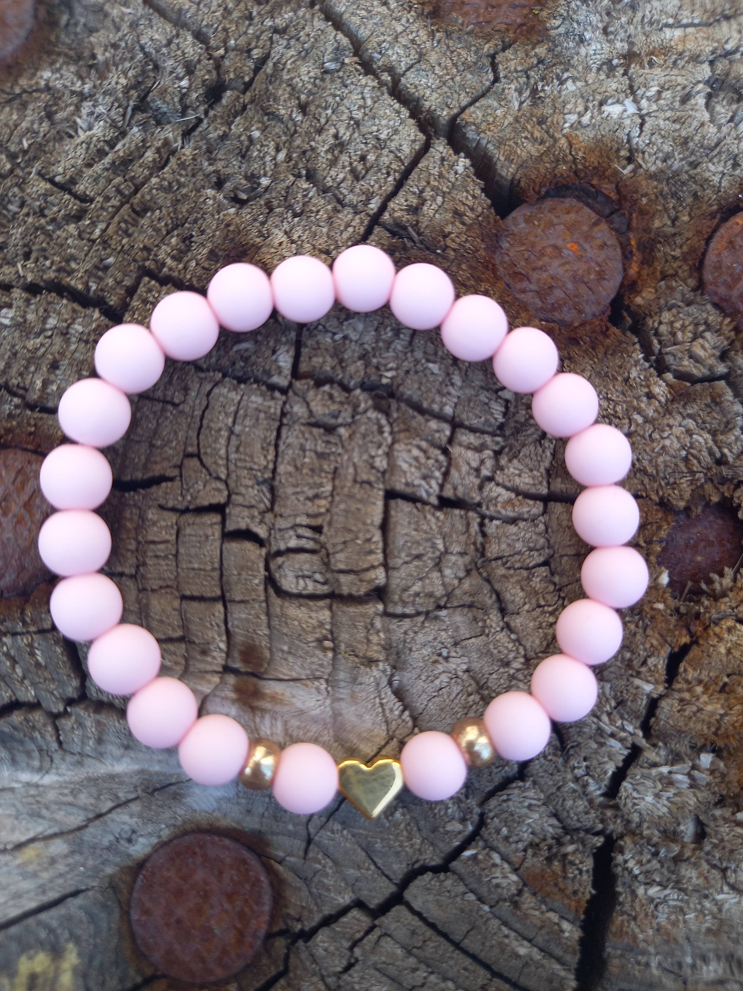 Happy by Lies - Vente Bracelet de perles – enfant - Bracelet enfant avec cœur11