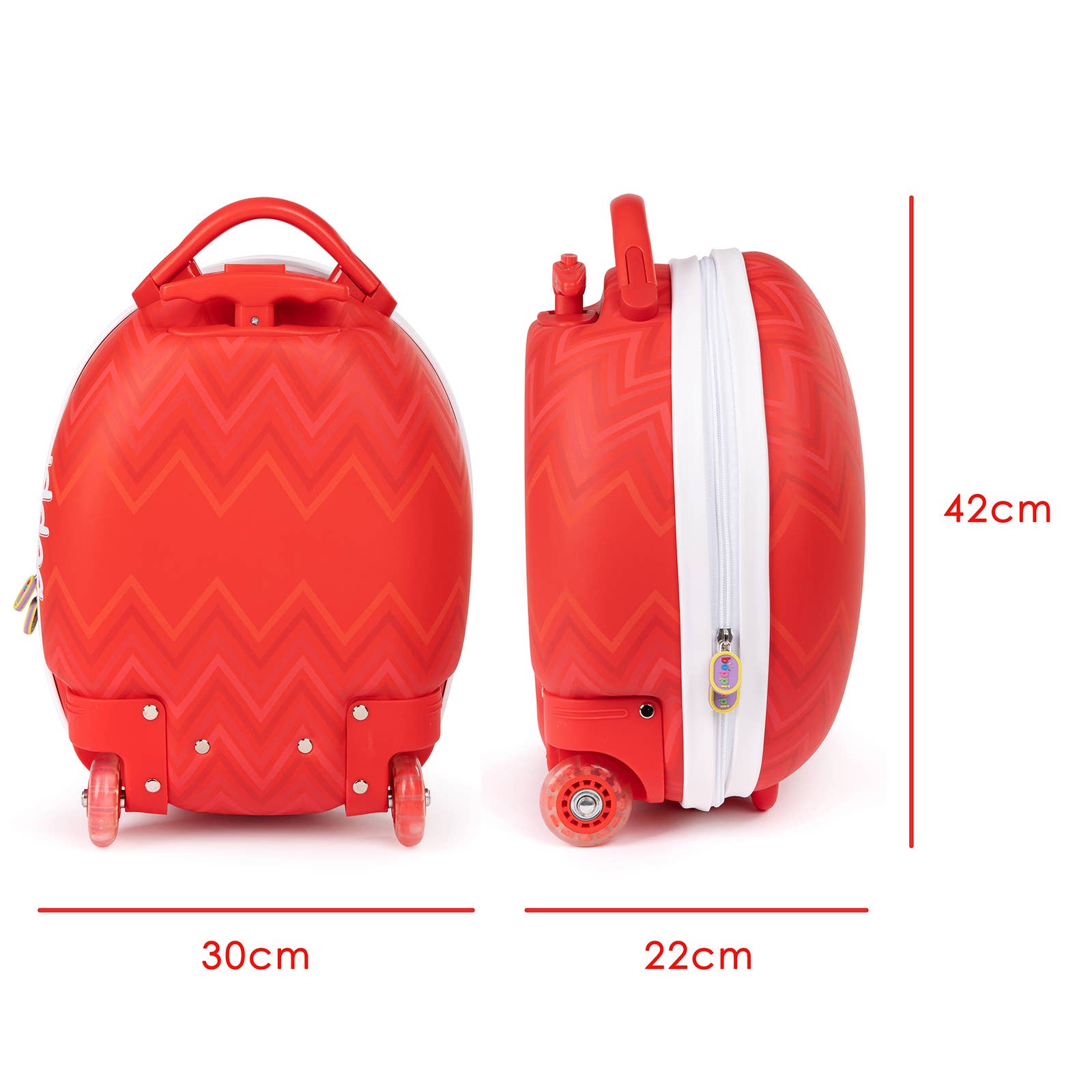 Click Europe Ltd – wholesale Luggage – Child – boppi Tiny Trekker Kids Luggage Case - RED FOOTBALL1