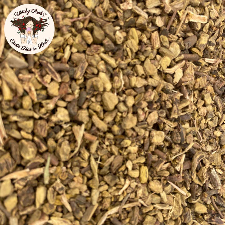 Witchy Pooh's Exotic Teas & Herbs - Wholesale Loose Tea - Witchy Pooh's Yellow Dock Tea - Cut & Sifted Root, Caffeine 21