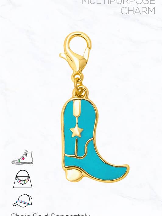Cowboy Boot Multipurpose Charm for wholesale by Suzie Q USA