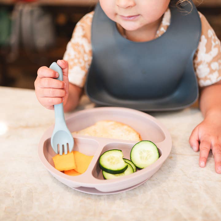 Babeehive Goods - Wholesale Flatware Set - Kids & Baby - Silicone Spoon and Fork Set