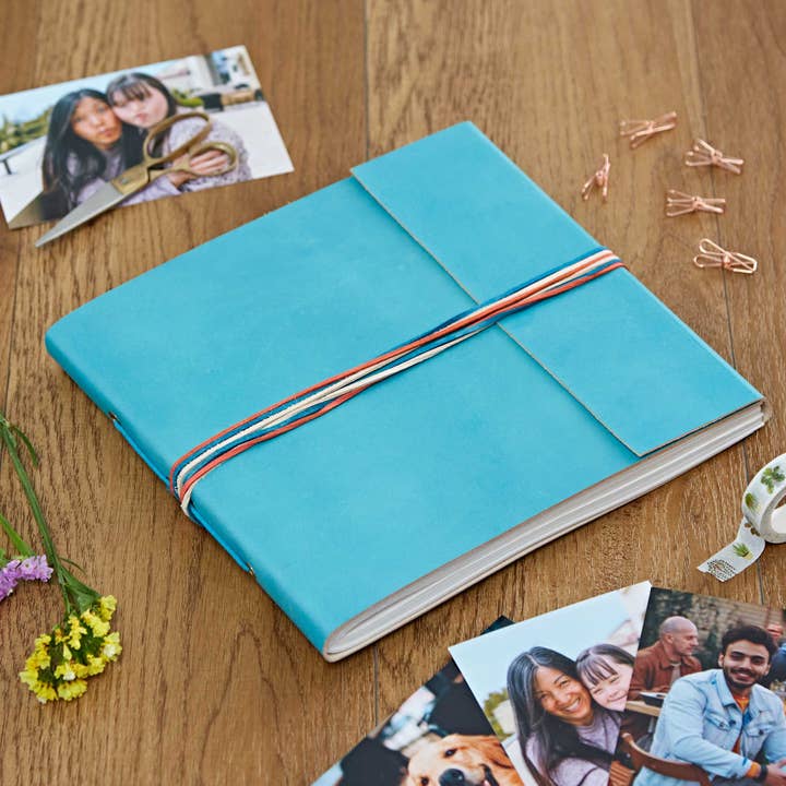 The Paper High Gift Company Limited – wholesale Photo album – Coloured Leather Photo Album -Scrapbook - Handmade3