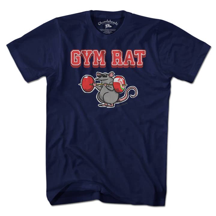 Chowdaheadz - Wholesale Screen Printed T-Shirt - Unisex - Gym Rat T-Shirt