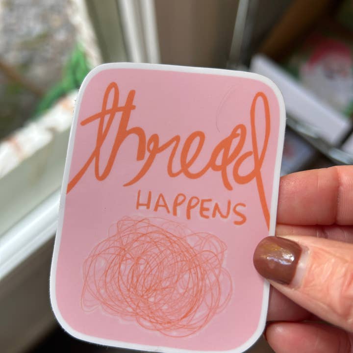 Kati Cupcake - Wholesale Sticker - Thread Happens - Sticker Pack 1