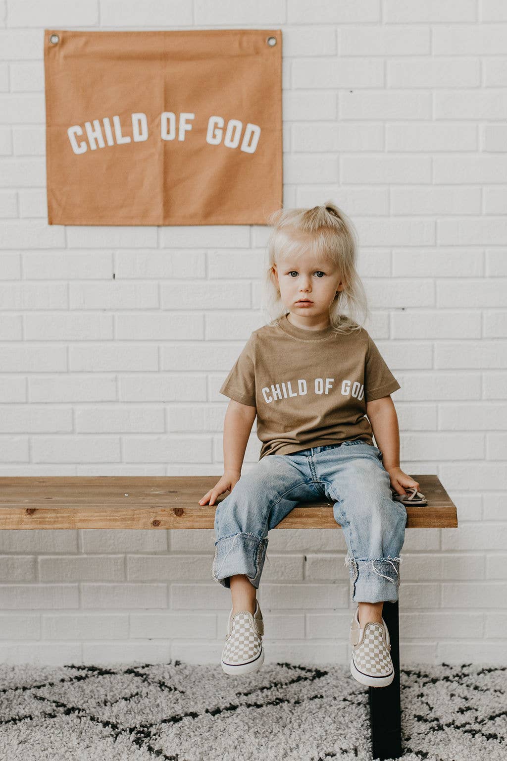 Little & Brave - Wholesale Screen Printed T-Shirt - Kids - Child of God, faith based, Christian apparel for kids.1