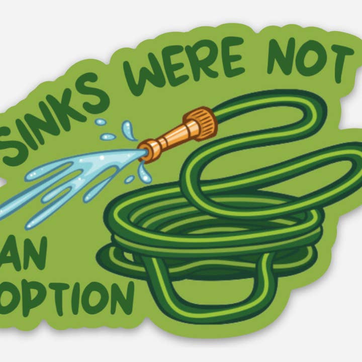 I lavelli non erano un'opzione Adesivo GenX per la vendita all'ingrosso da parte di Peace, Love and Sarcasm