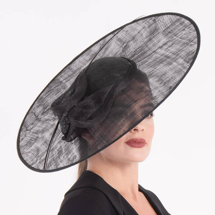 KaKyCo - Vendita all'ingrosso Fascinator - Donna - Fascinator con cerchietto a piattino in sinamay | 5820H8