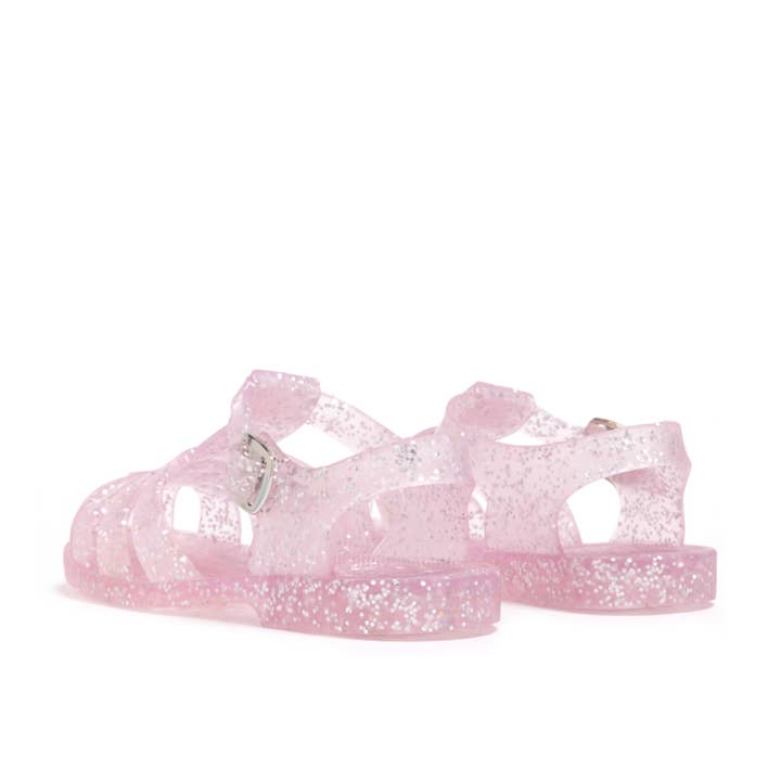 PINK GLITTER TULSA - WATER SHOES TODDLER KIDS SHOES JELLY SANDAL for wholesale on Faire