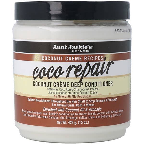 SUBLIME BEAUTY WHOLESALER SL - Wholesale Hair Conditioner - Aunt Jackie's Coco Deep Repair Conditioner 426G/15OZ