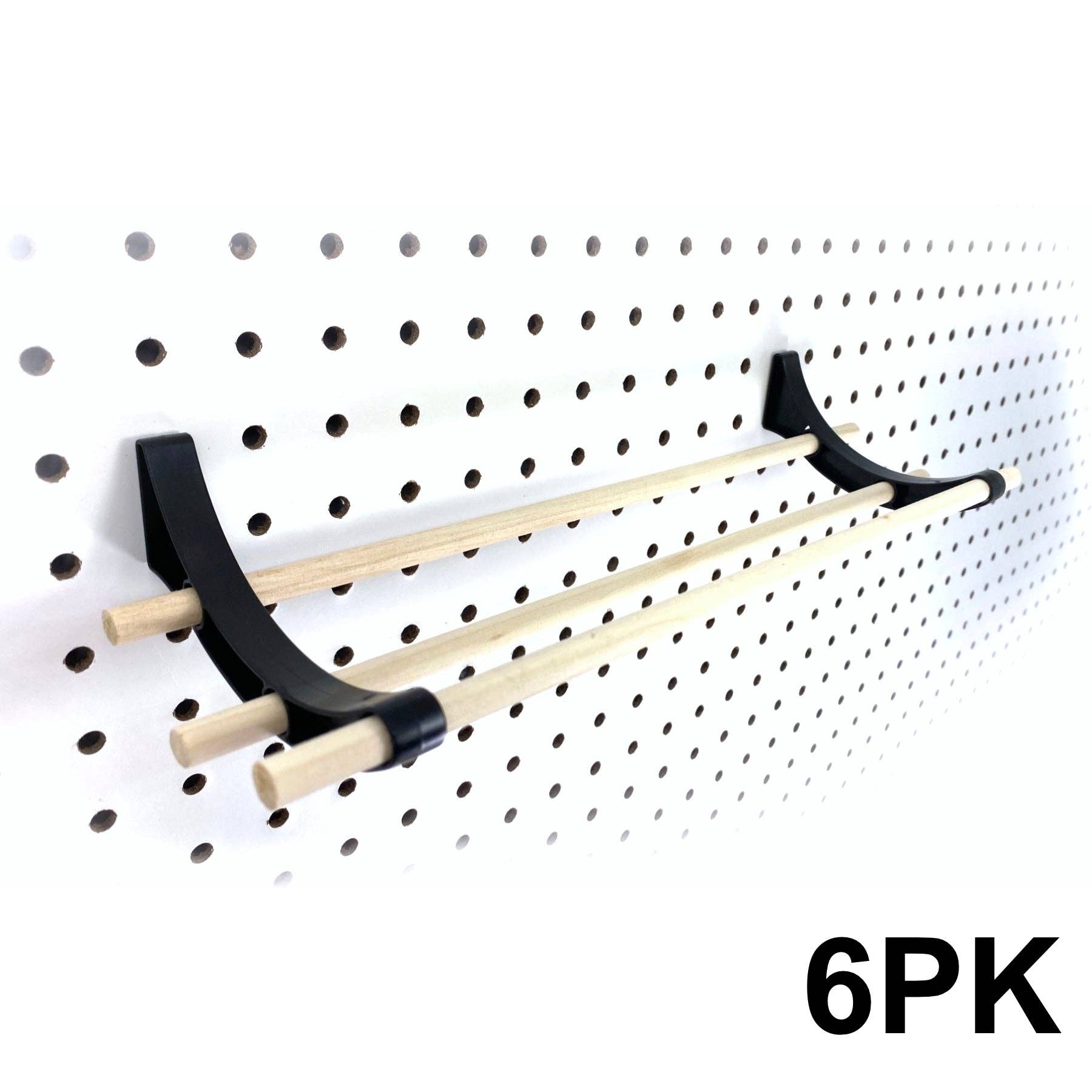 FLI Products - Wholesale Wall Hook - Peggy Pegboard  Organizer Storage Accessory Hook and Dowel for Tape, Ribbon, Wire Spools, Ribbon, Crafts, Hobby, Wine Rack 12" kit11