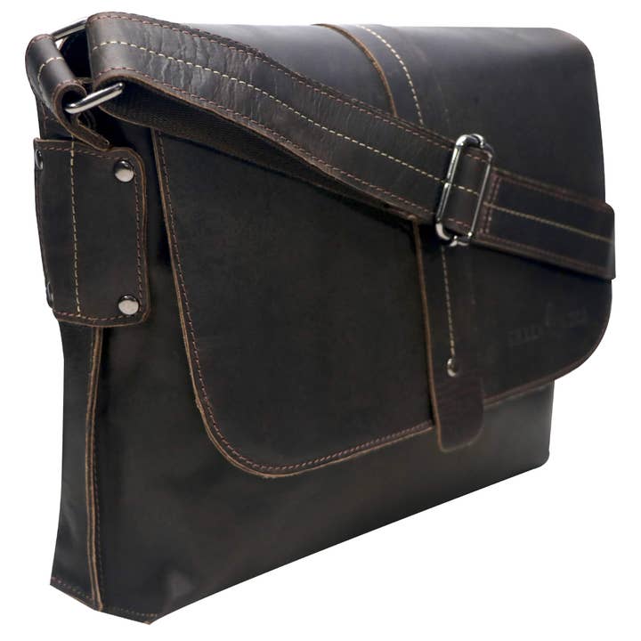 Greenwood - Wholesale Messenger Bag - Unisex - Chris leather bag men's shoulder bag wide strap women9