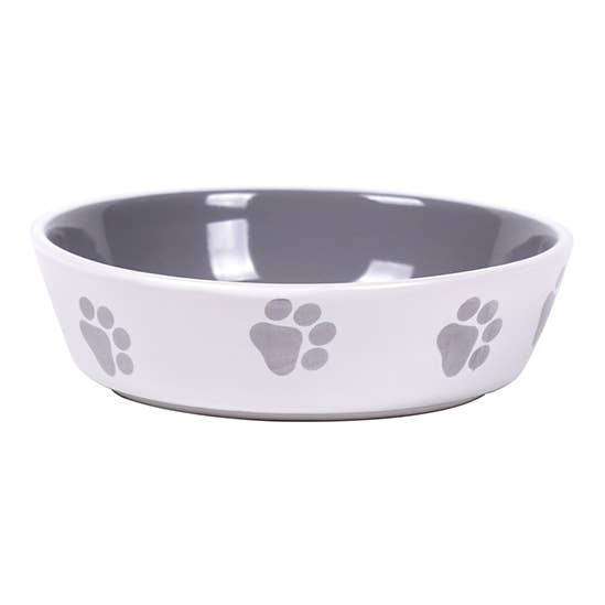 Blue Sky Clayworks - Vendita all'ingrosso Ciotola - Cani e gatti - Ciotola per cani Bromley Grigia 4,9"0