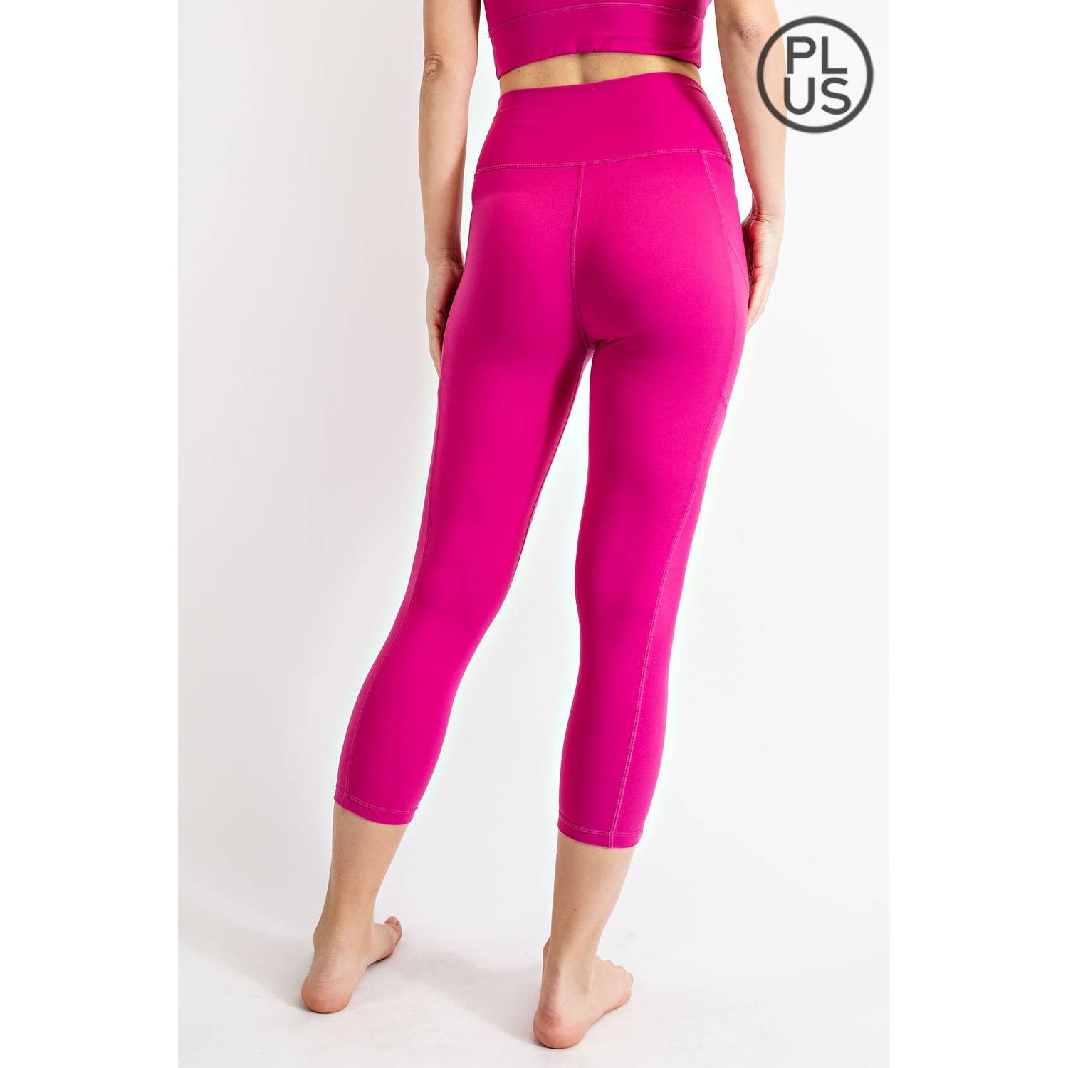 Rae Mode - Wholesale Athletic/Lounge Leggings - Women's - PLUS SIZE V WAIST CAPRI LENGTH LEGGINGS31