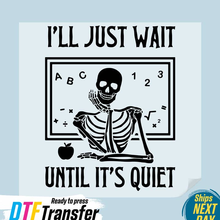 Funny Teacher DTF Transfer for wholesale by DTF Office