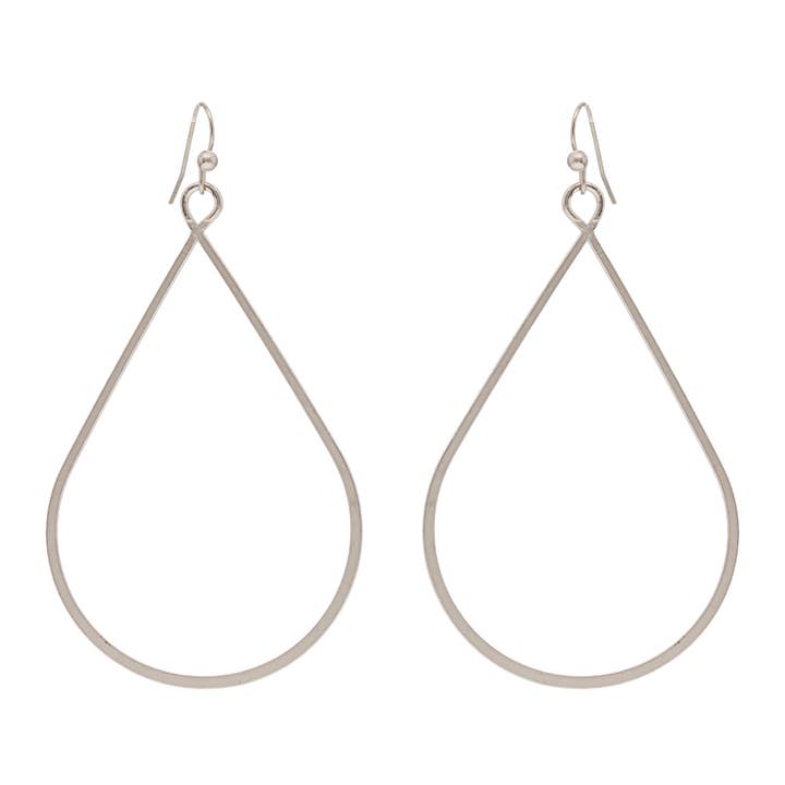 Oorbellen - Silver Radiant Hoop voor wholesale door Flirt Jewelry