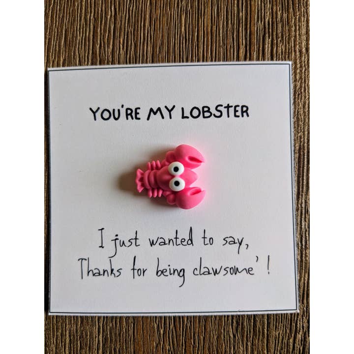 Uplifted Ink - Wholesale Love Card - Lobster Appreciation Love & Motivation Card